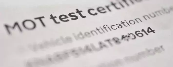 mot test certificate