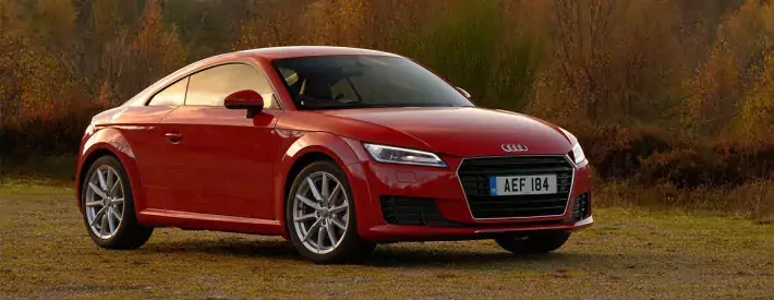 Red audi