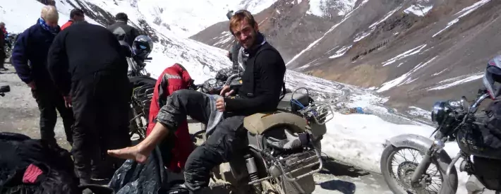 The day I crashed a Royal Enfield in the Himalayas