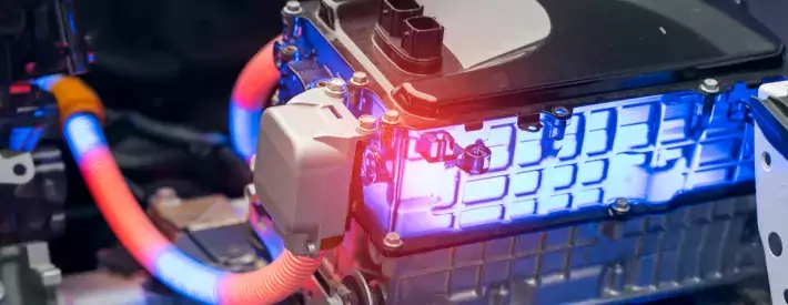 glowing battery