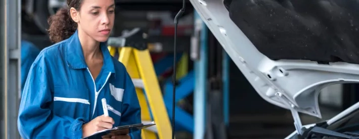 Female technician