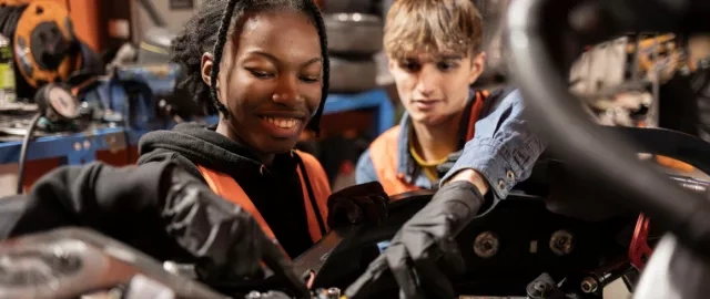 students in automotive